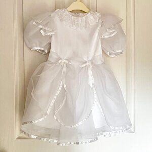 Jai International Flower Girl Dress - White, size 4